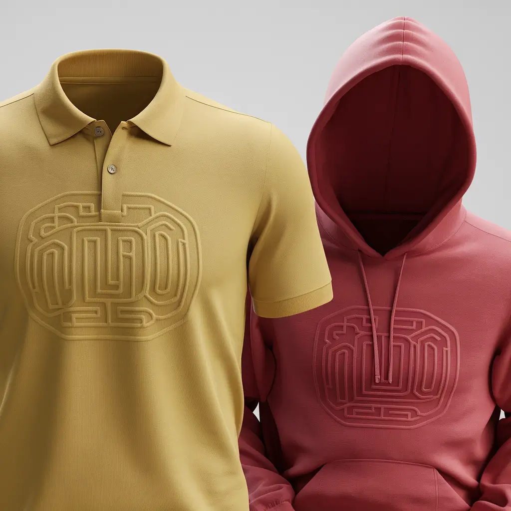 Mikina s embosovaným logom