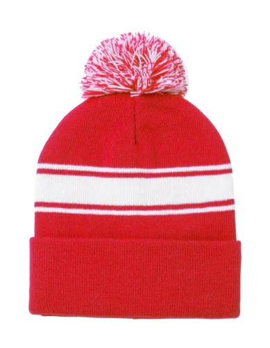 Čiapka s bambuľou - firemný merch na zimu
